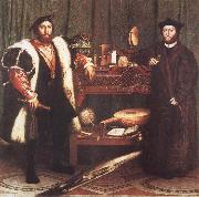 Hans holbein the younger The Ambassadors oil painting artist